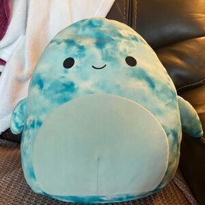 Squishmallows Blue and White Plush